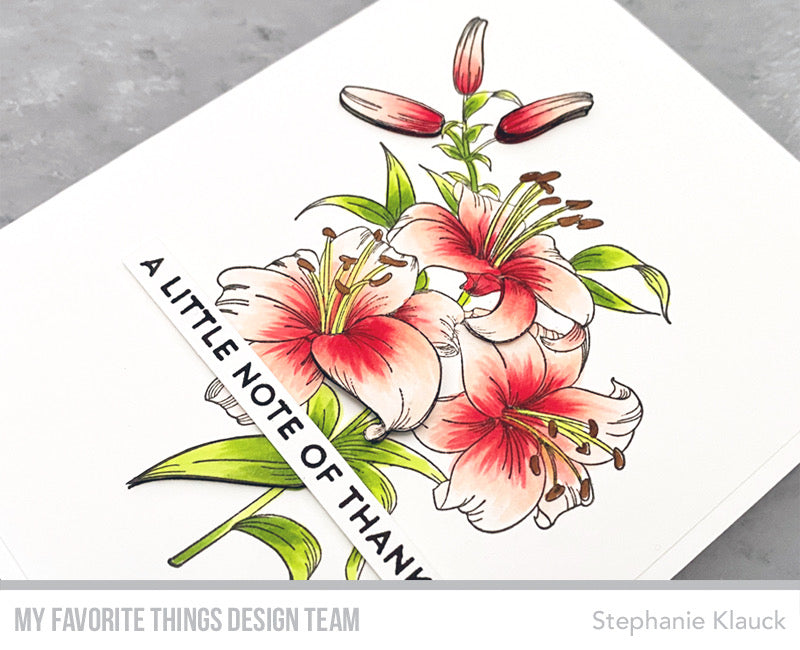 Handmade card from Stephanie Klauck featuring products from My Favorite Things #mftstamps