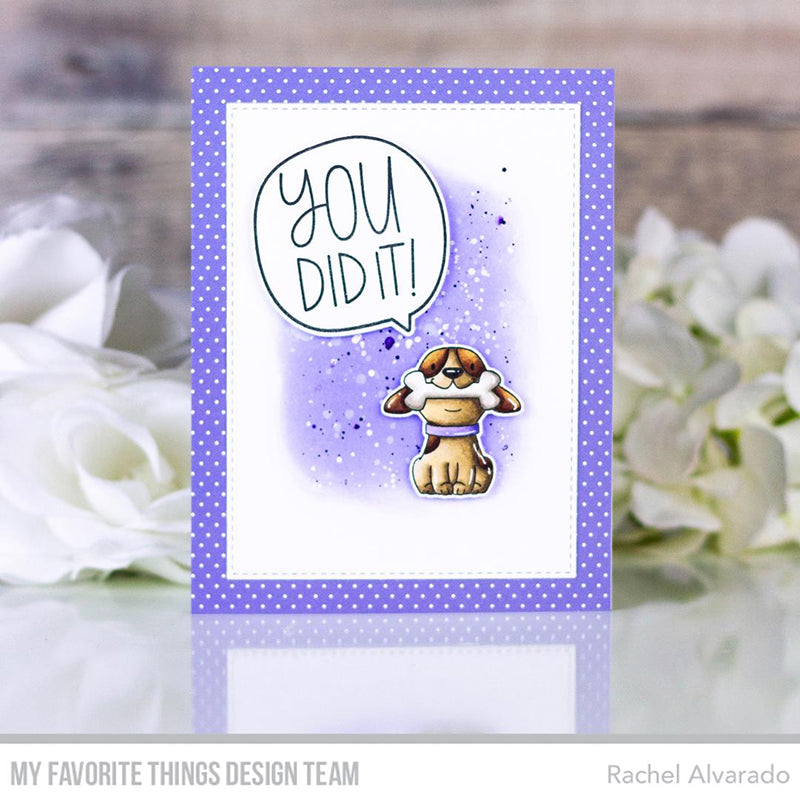 Handmade card from Rachel Alvarado featuring products from My Favorite Things #mftstamps