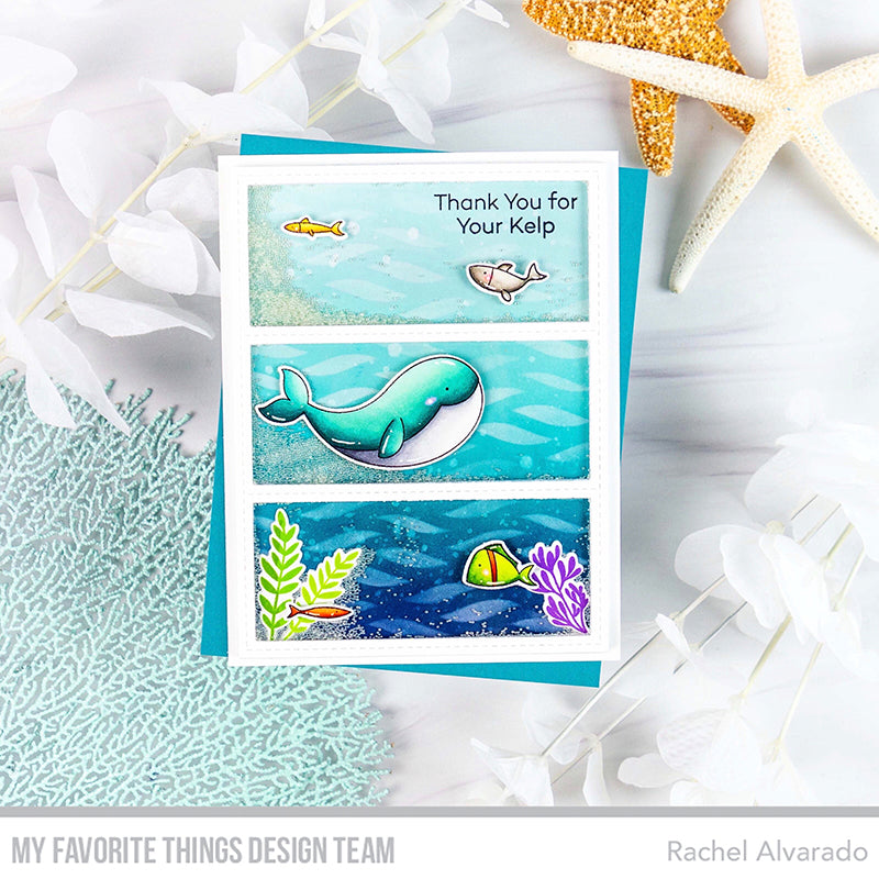 Handmade card from Rachel Alvarado featuring products from My Favorite Things #mftstamps