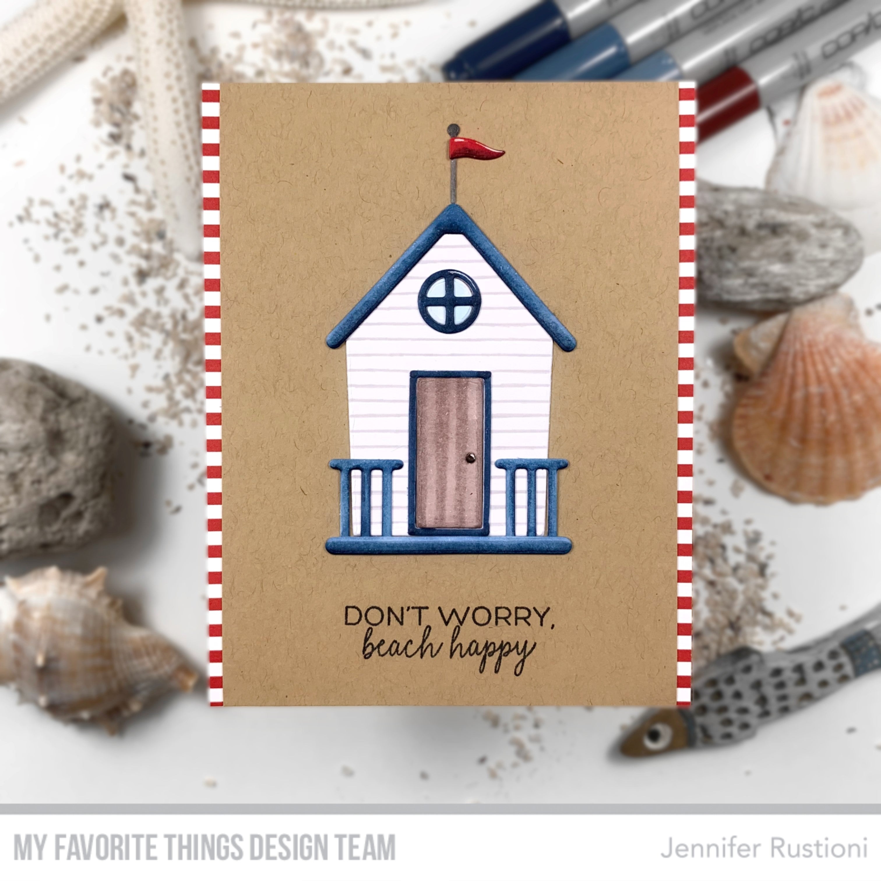 Handmade card from Jennifer Rustioni featuring products from My Favorite Things #mftstamps