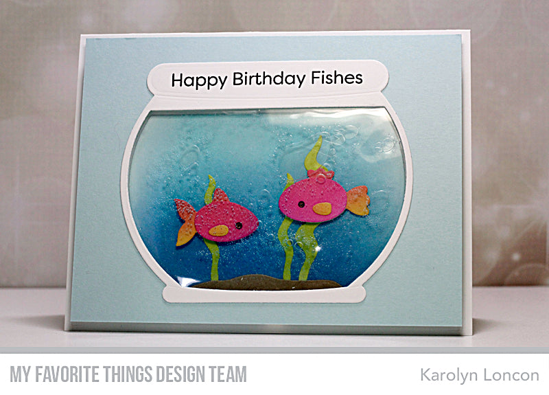 Handmade card from Karolyn Loncon featuring products from My Favorite things #mftstamps