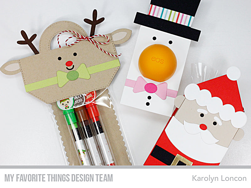 Handmade #stockingstuffers from Karolyn Loncon featuring products from My Favorite Things #mftstamps