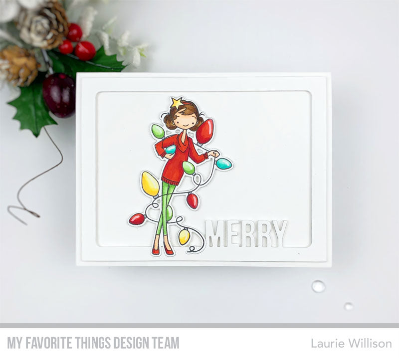 Handmade card from Laurie Willison featuring products from My Favorite Things #mftstamps