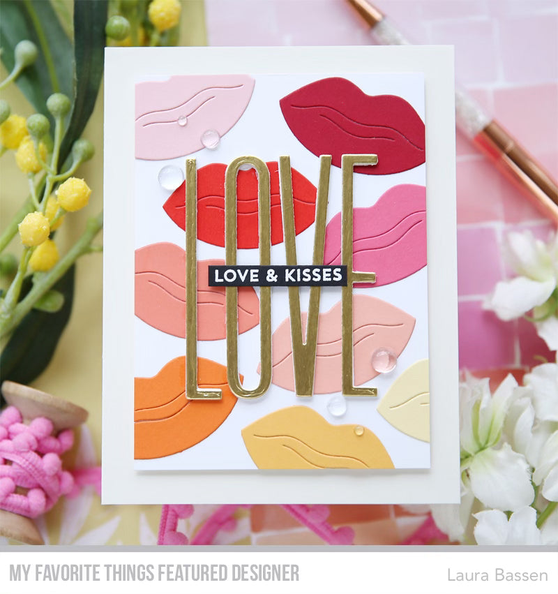 Handmade card from Laura Bassen featuring products from My Favorite Things #mftstamps