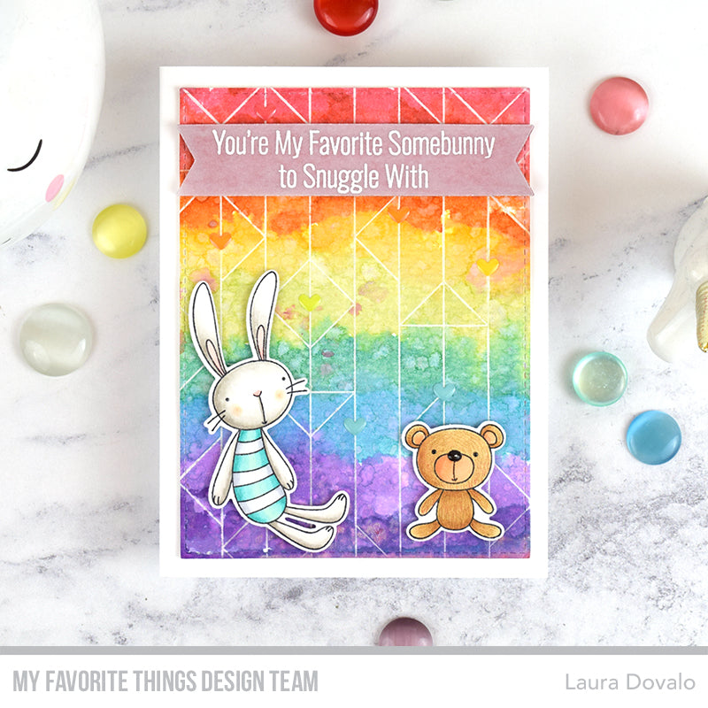 Handmade card from Laura Dovalo featuring products from My Favorite Things #mftstamps