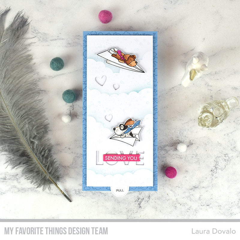 Handmade card from Laura Dovalo featuring products from My Favorite Things #mftstamps