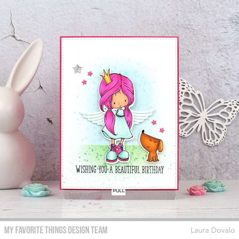 Handmade card from Laura Dovalo featuring products from My Favorite Things #mftstamps