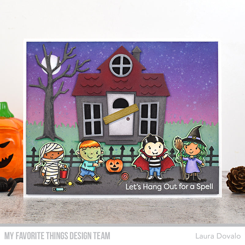 Handmade card from Laura Dovalo featuring products from My Favorite Things #mftstamps