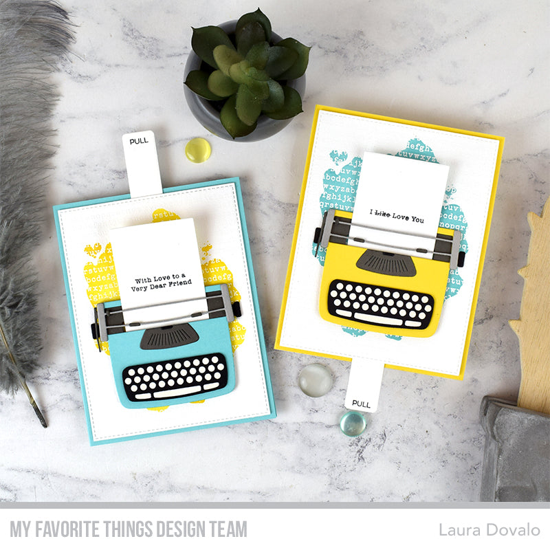Handmade cards from Laura Dovalo featuring products from My Favorite Things #mftstamps