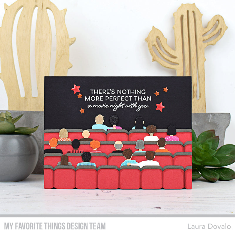 Handmade card from Laura Doval featuring products from My Favorite Things #mftstamps