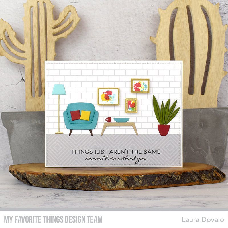 Handmade card from Laura Dovalo featuring products from My Favorite Things #mftstamps