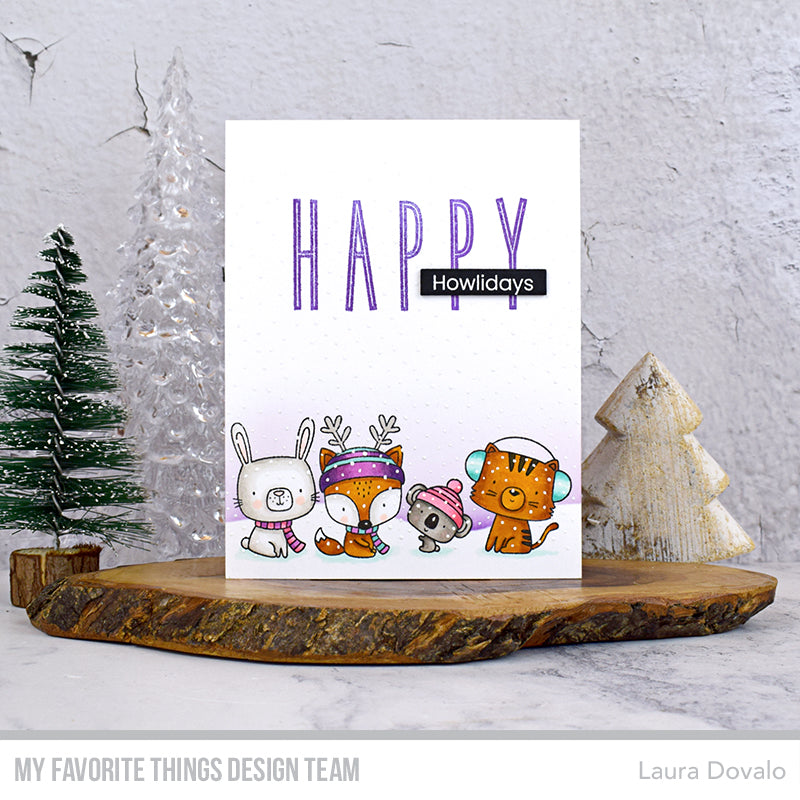 Handmade card from Laura Dovalo featuring products from My Favorite Things #mftstamps