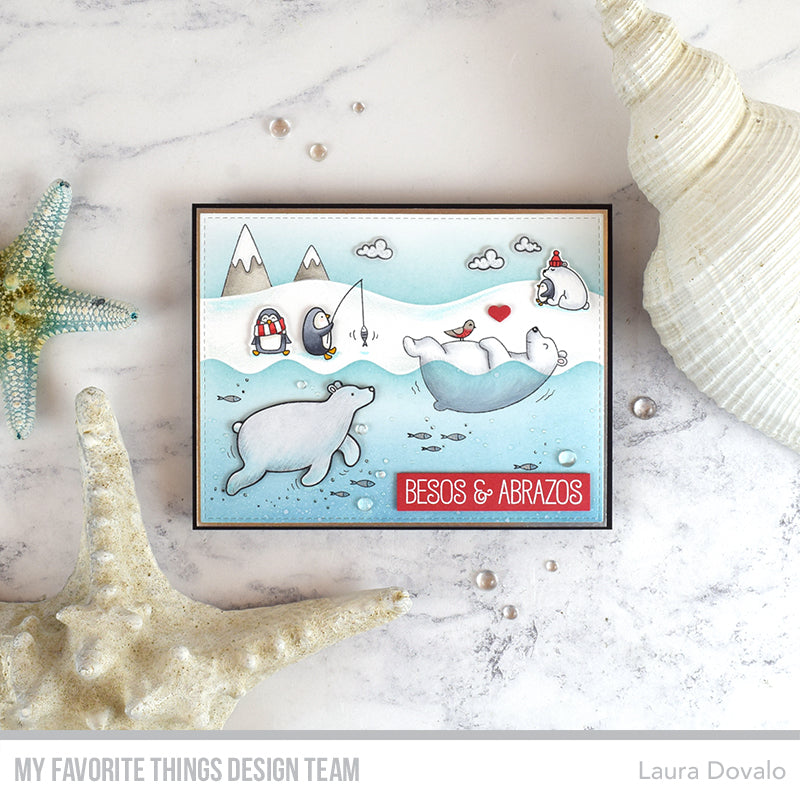 Handmade card from Laura Dovalo featuring products from My Favorite Things #mftstamps