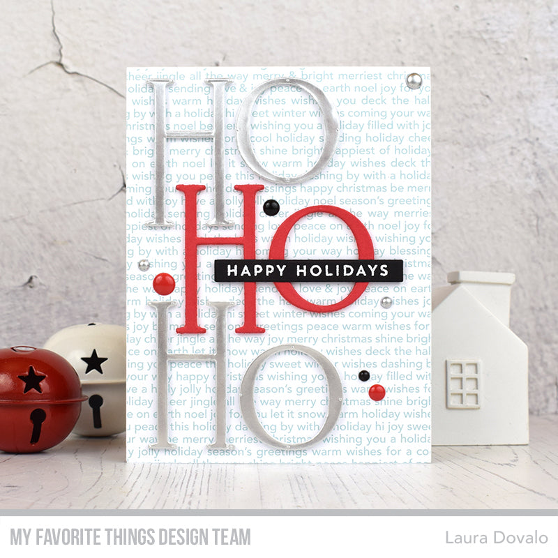 Handmade card from Laura Dovalo featuring products from My Favorite Things #mftstamps