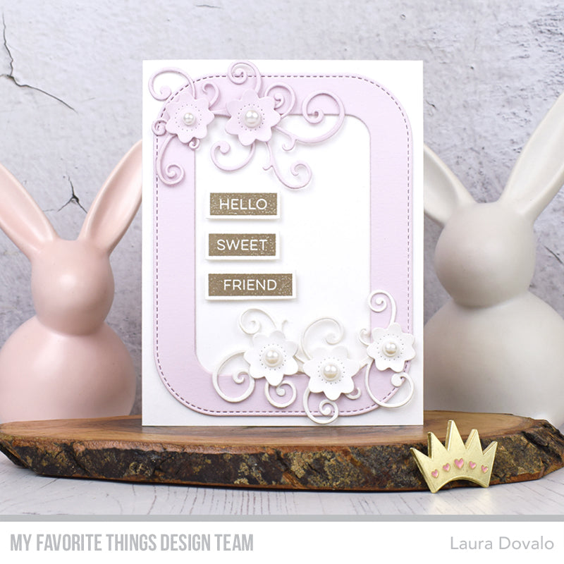 Handmade card from Laura Dovalo featuring products from My Favorite Things #mftstamps