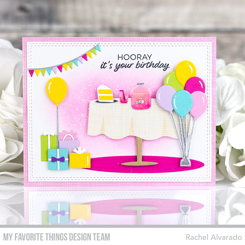 Handmade card from Rachel Alvarado featuring products from My Favorite Things #mftstamps