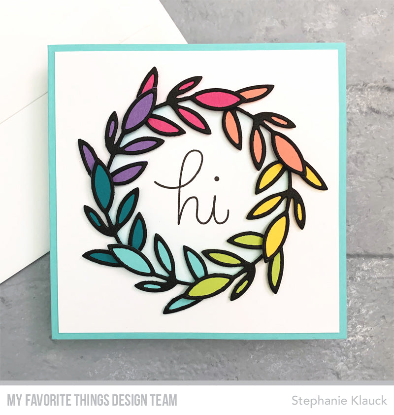 Handmade card from Stephanie Klauck featuring products from My Favorite Things #mftstamps