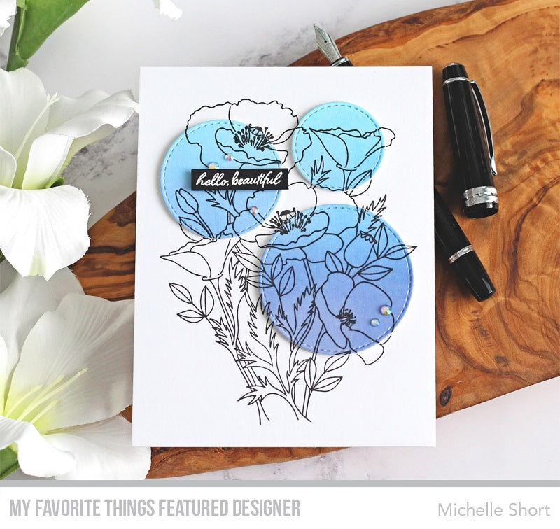 Handmade card from Michelle Short featuring products from My Favorite Things #mftstamps