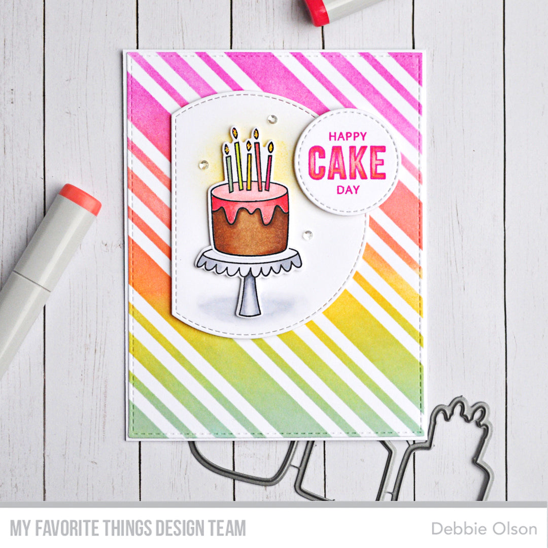 Handmade card from Debbie Olson featuring products from My Favorite Things #mftstamps