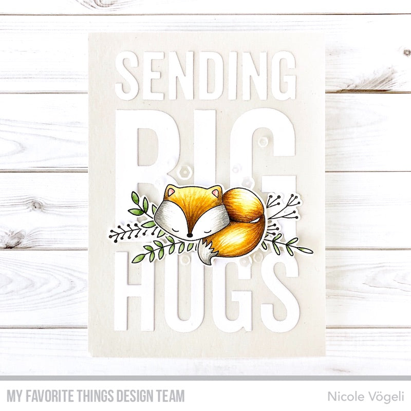 Handmade card from Nicole Vogeli featuring products from my Favorite Things #mftstamps