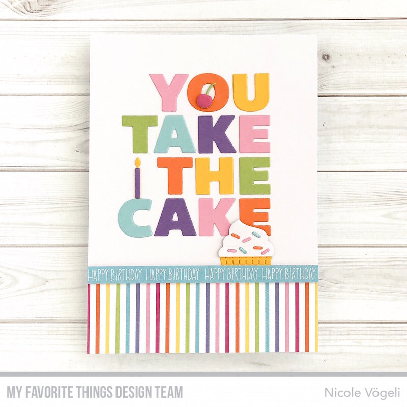 Handmade card from Nicole Vogeli featuring products from My Favorite Things #mftstamps