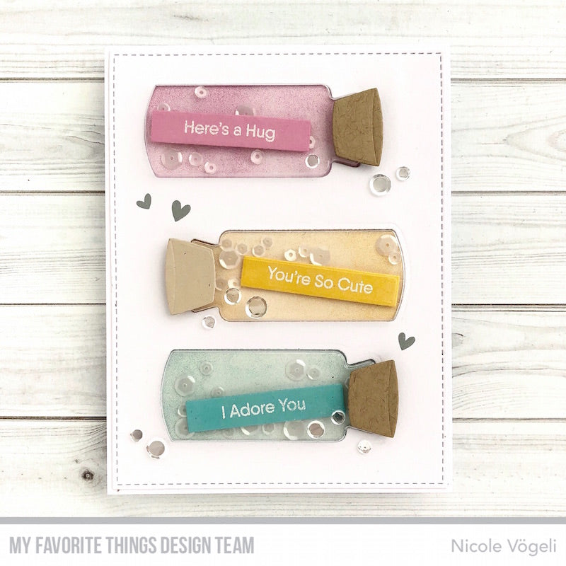 Handmade card from Nicole Vogeli featuring products from My Favorite Things #mftstamps