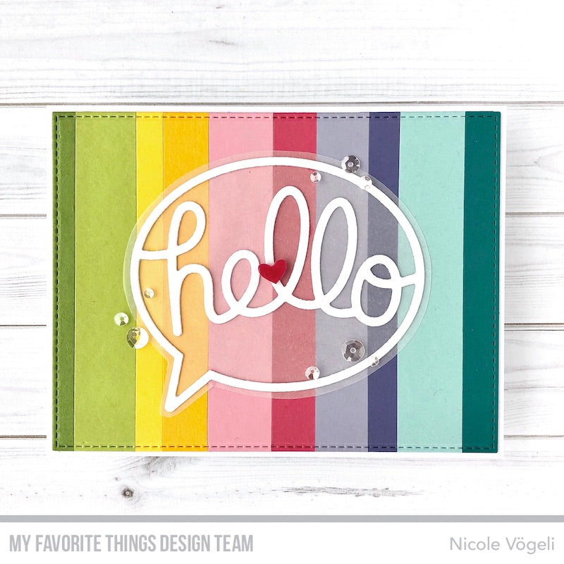 Handmade card from Nicole Vogeli featuring products from My Favorite Things #mftstamps