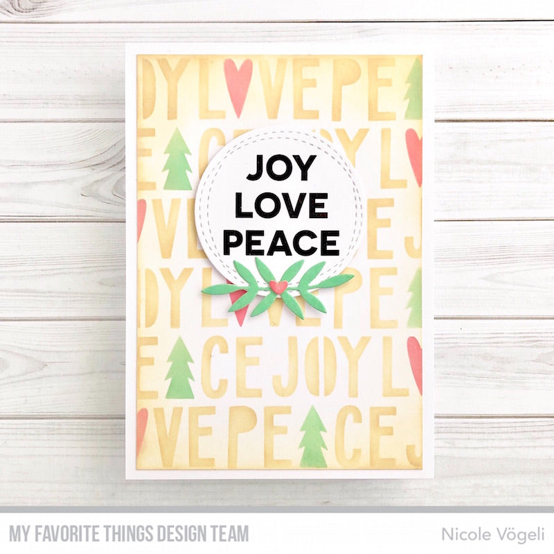 Handmade card from Nicole Vogeli featuring products from My Favorite Things #mftstamps