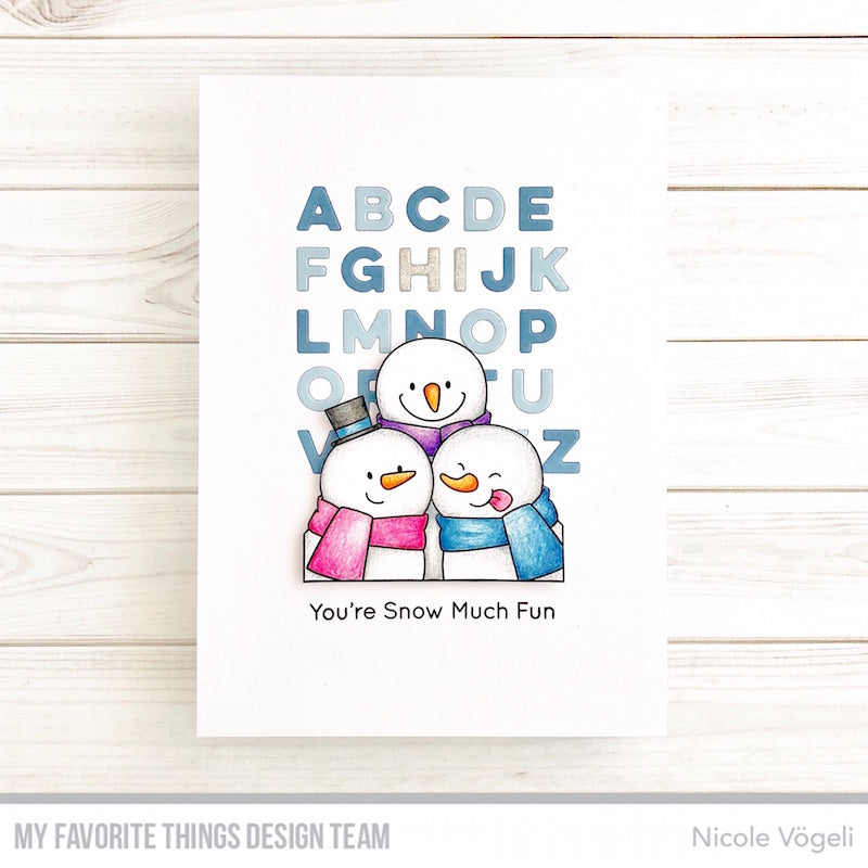 Handmade card from Nicole Vogeli featuring products from My Favorite Things #mftstamps