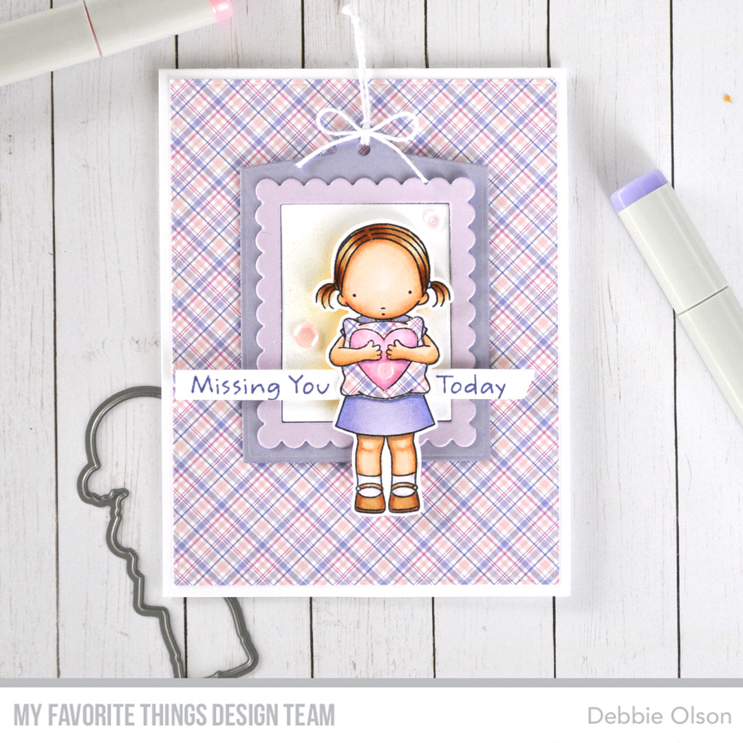 Handmade card from Debbie Olson featuring products from My Favorite Things #mftstamps