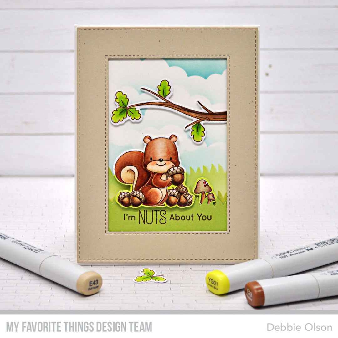 Handmade card from Debbie Olson featuring products from My Favorite Things #mftstamps