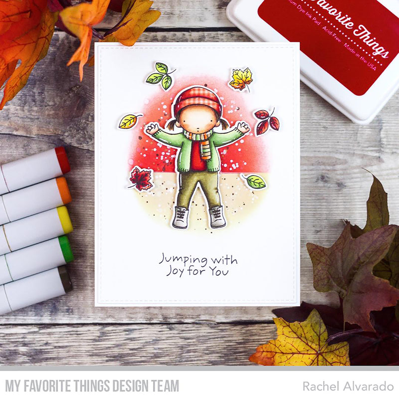 Handmade card from Rachel Alvarado featuring products from My Favorite Things #mftstamps