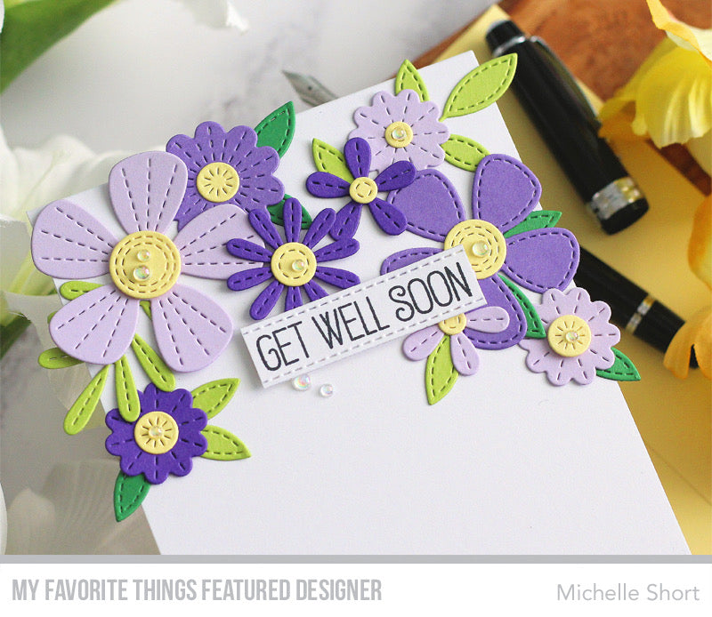 Handmade card from Michelle Short featuring products from My Favorite Things #mftstamps