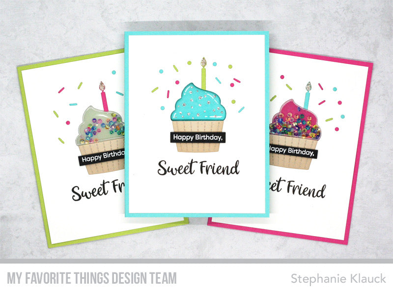 Handmade cards from Stephanie Klauck featuring products from My Favorite Things #mftstamps