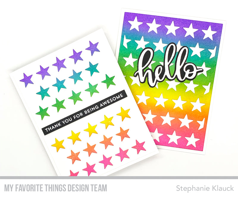 Handmade cards from Stephanie Klauck featuring products from My Favorite Things #mftstamps