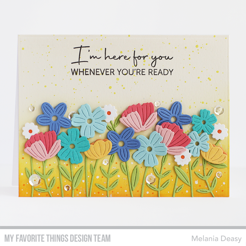 Handmade card from Melania Deasy featuring products from My Favorite Things #mftstamps