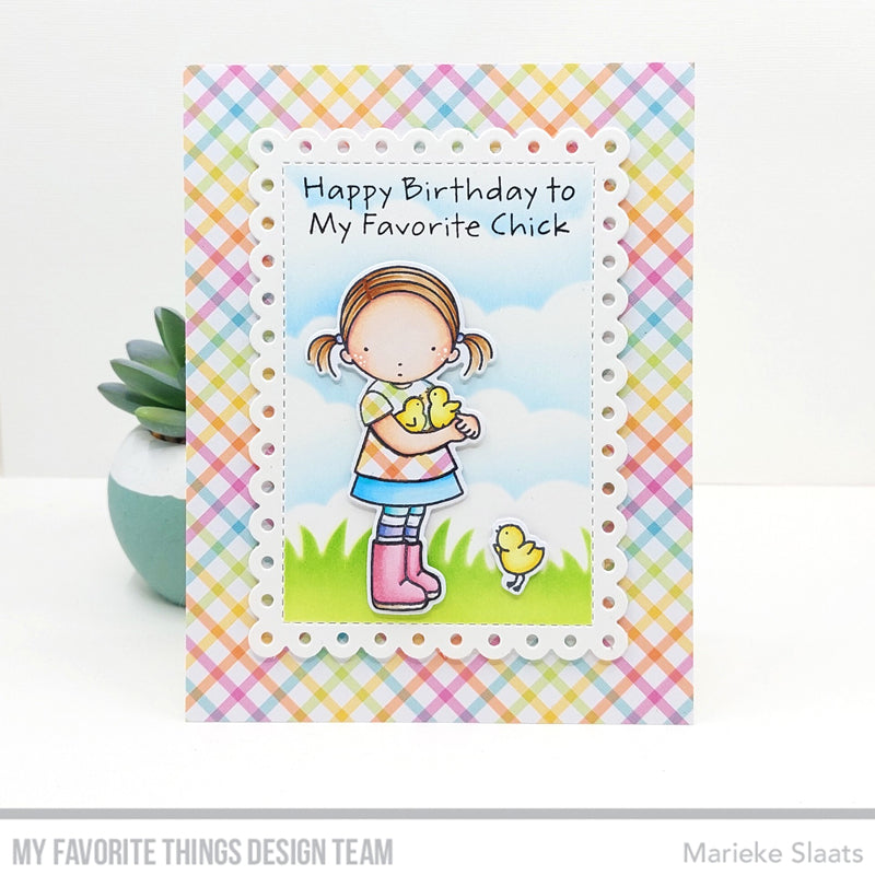 Handmade card from Marieke Slaats featuring products from My Favorite Things #mftstamps