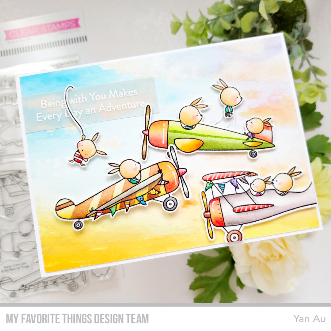 Handmade card from Yan Au featuring products from My Favorite Things #mftstamps