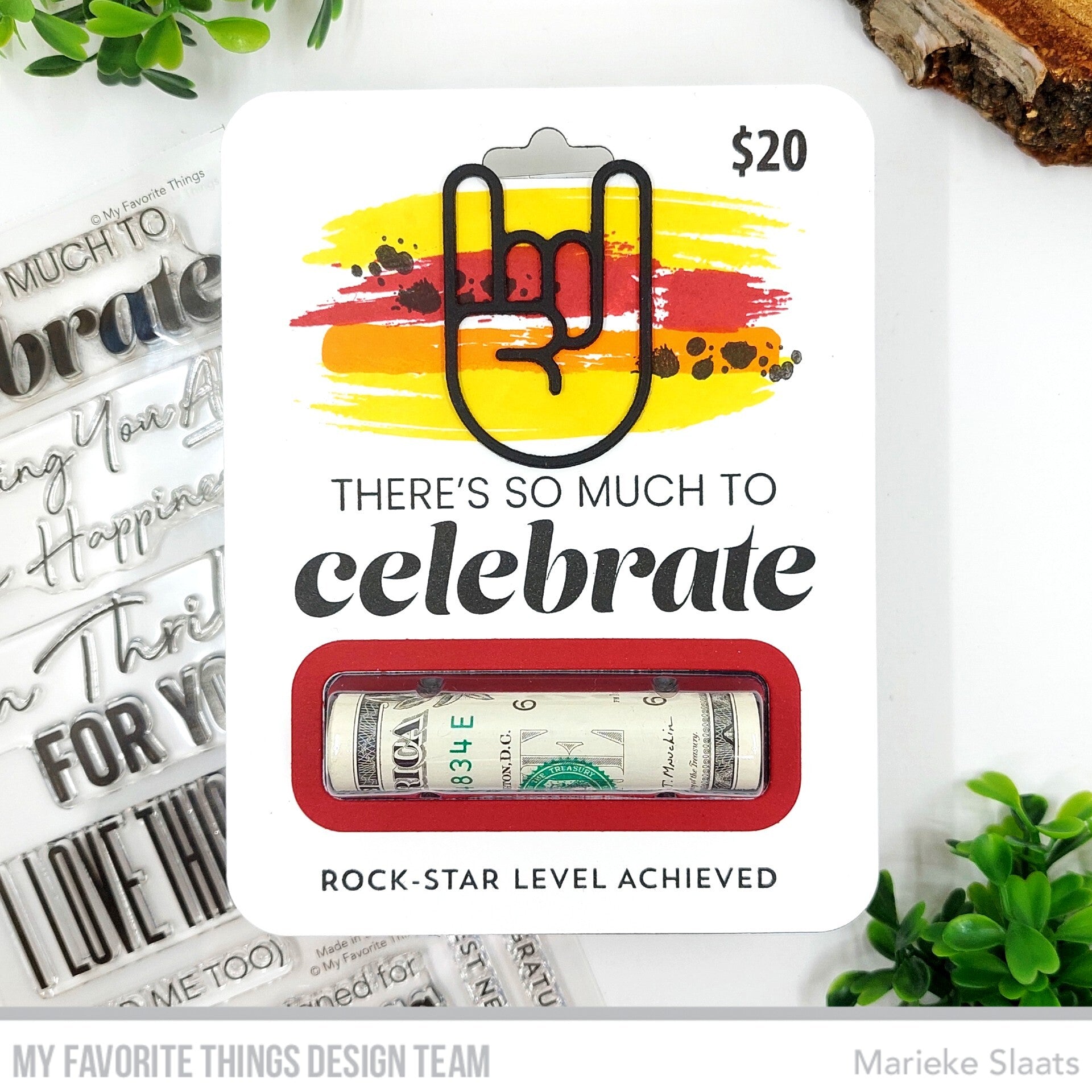 Handmade card from Marieke Slaats featuring products from My Favorite Things #mftstamps