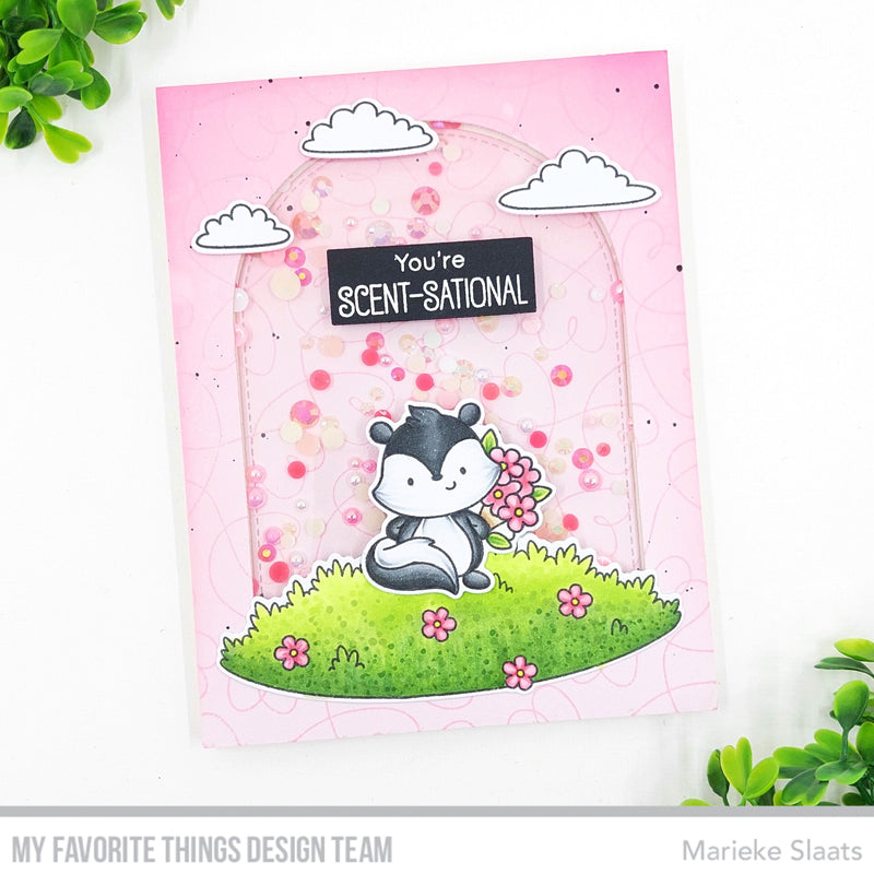 Handmade card from Marieke Slaats featuring products from My Favorite Things #mftstamps