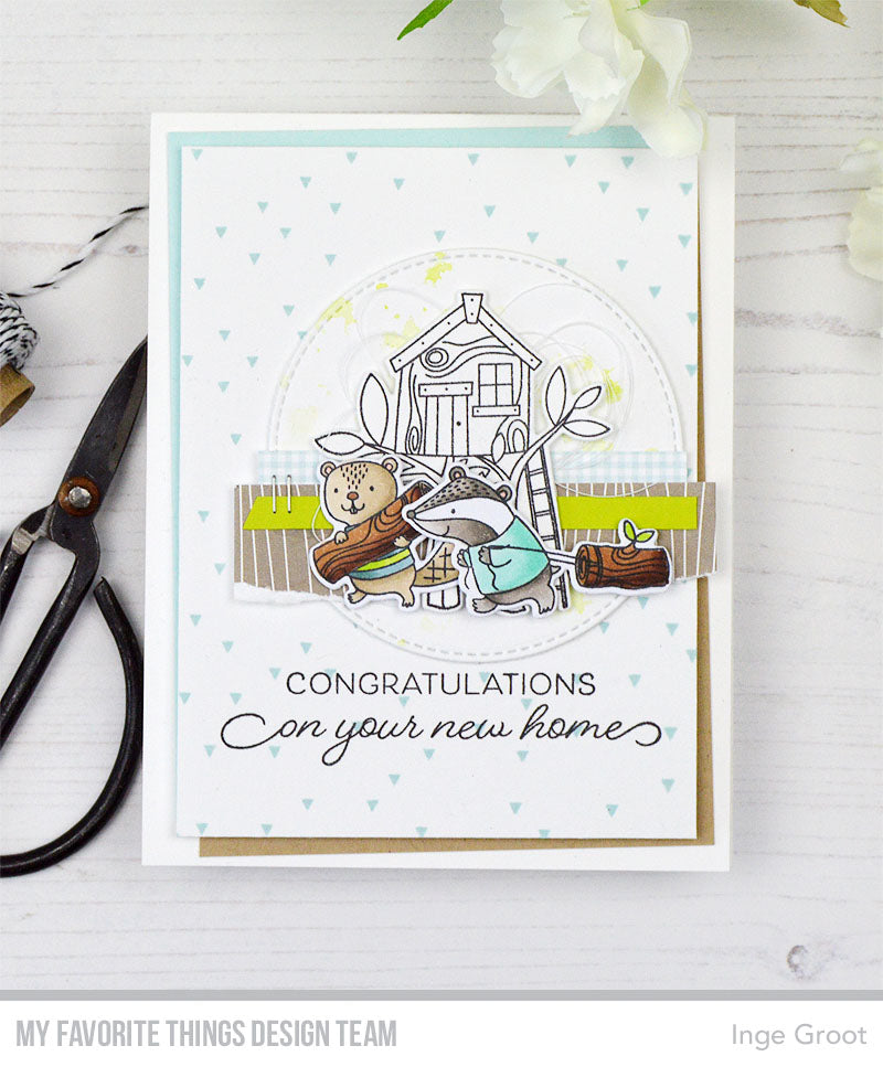 Handmade card from Inge Groot featuring products from My Favorite Things #mftstamps