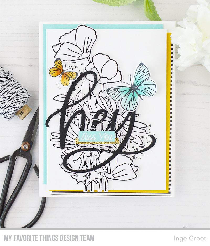 Handmade card from Inge Groot featuring products from My Favorite Things #mftstamps