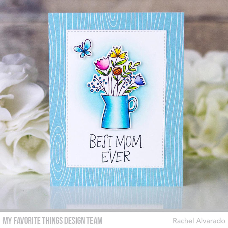 Handmade card from Rachel Alvarado featuring products from My Favorite Things #mftstamps