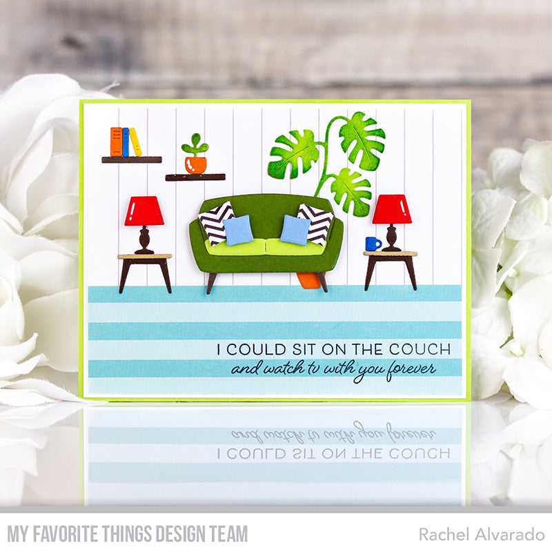 Handmade card from Rachel Alvarado featuring products from My Favorite Things #mftstamps