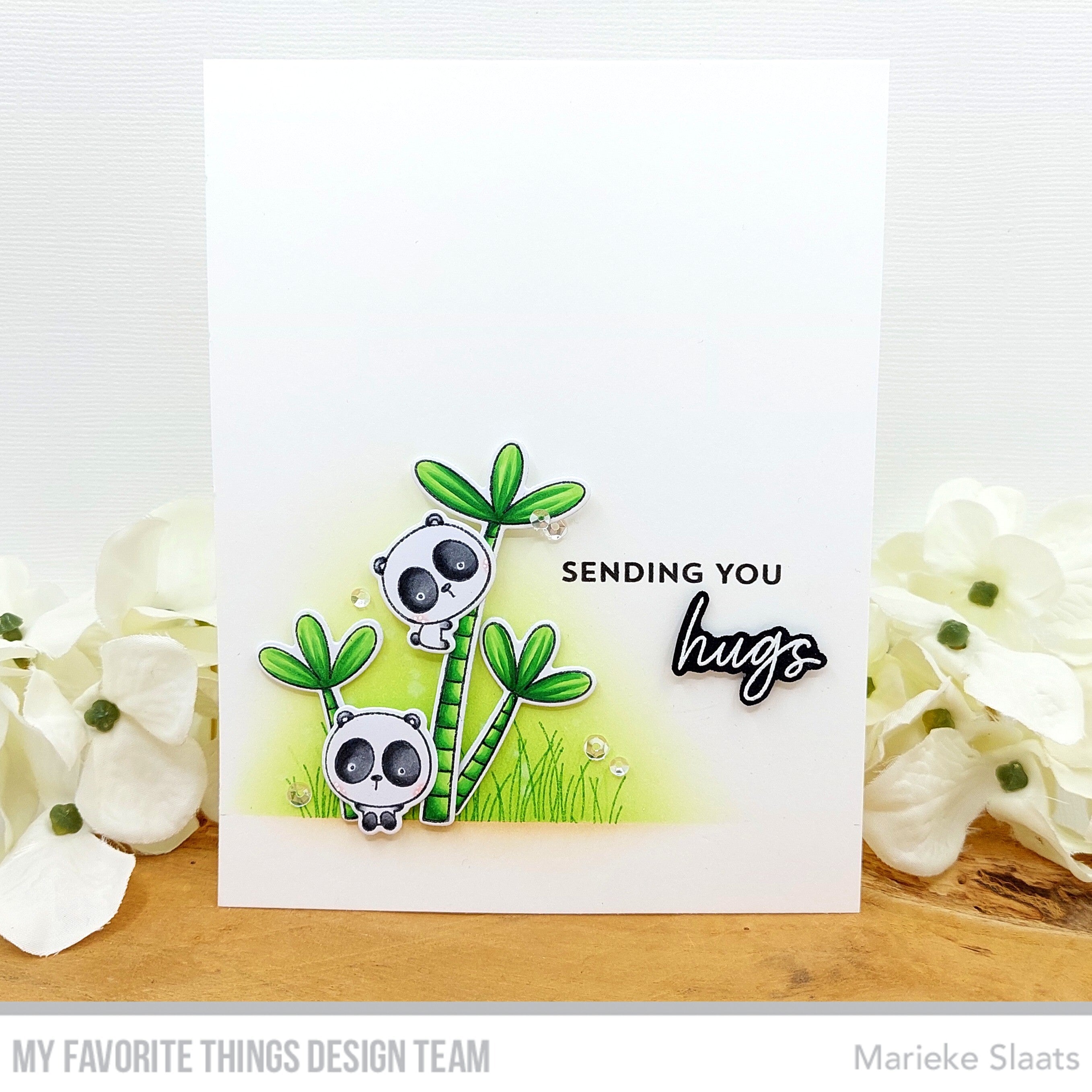 Handmade card from Marieke Slaats featuring products from My Favorite Things #mftstamps