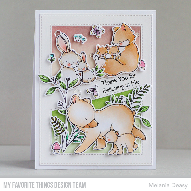 Handmade card from Melania Deasy featuring products from My Favorite Things #mftstamps