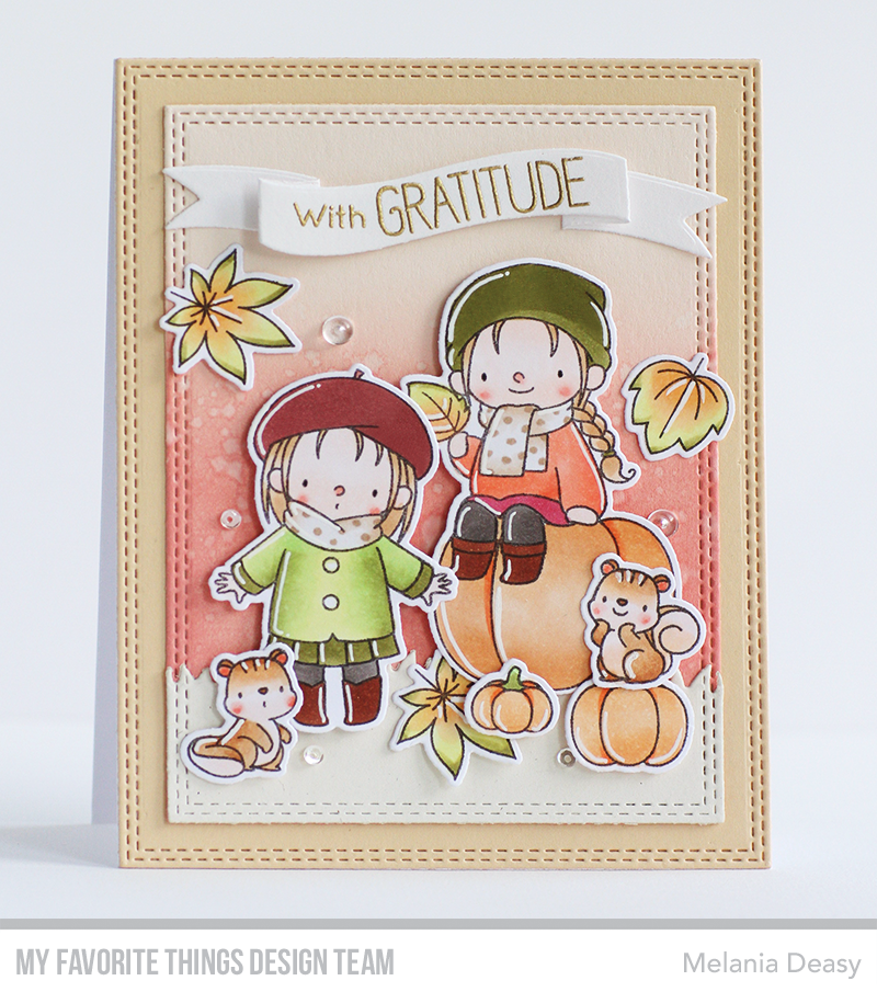 Handmade card from Melania Deasy featuring products from My Favorite Things #mftstamps