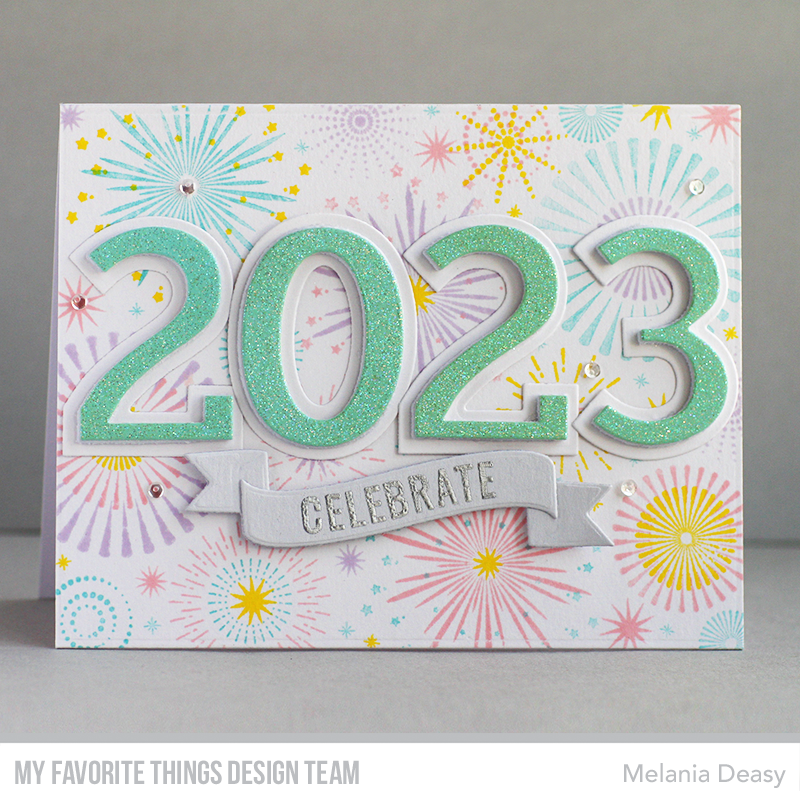 Handmade card from Melania Deasy featuring products from My Favorite Things #mftstamps