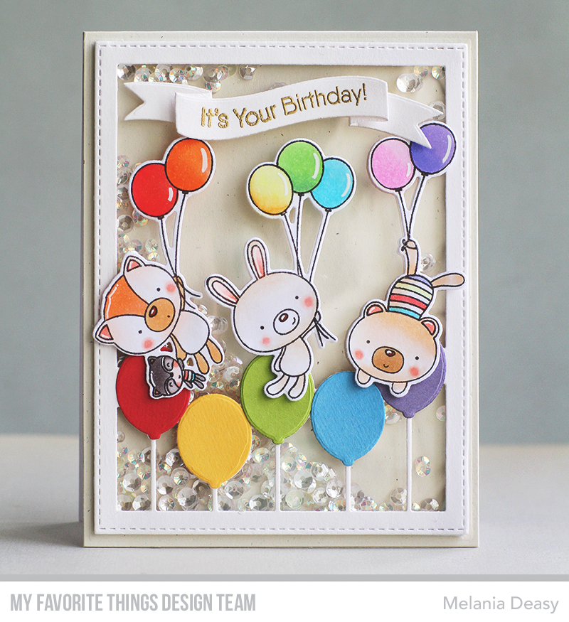 Handmade card from Melania Deasy featuring products from My Favorite Things #mftstamps