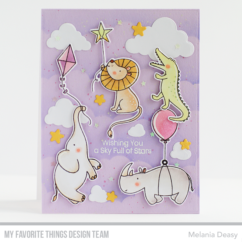 Handmade card from Melania Deasy featuring products from My Favorite Things #mftstamps